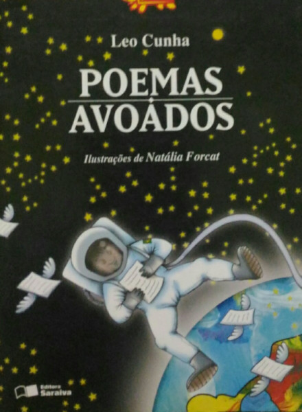 Capa de Poemas avoados - Léo Cunha