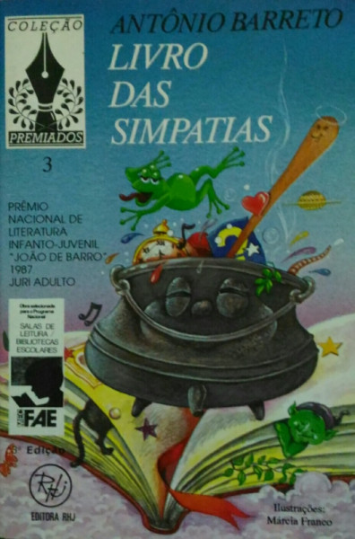 Capa de Livro das Simpatias - Antônio Barreto