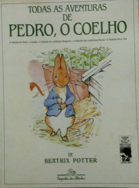 Capa de Todas as Aventuras de Pedro, o Coelho - Beatrix Potter