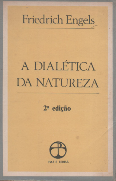 Capa de A dialética da natureza - Friedrich Engels