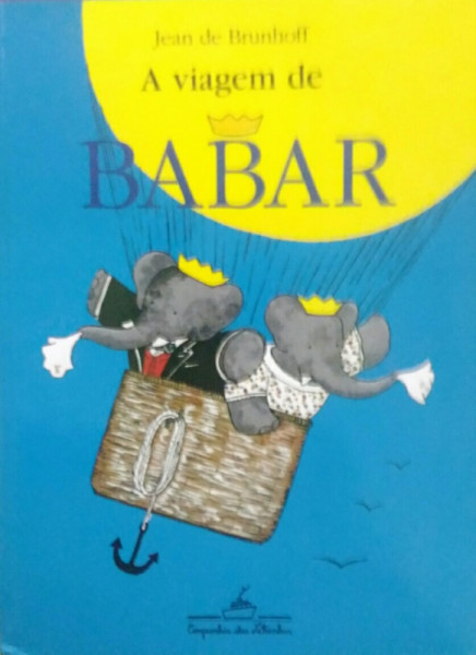 Capa de A Viagem de Babar - Jean de Brunhoff