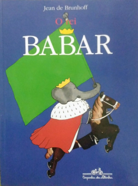 Capa de O Rei Babar - Jean de Brunhoff