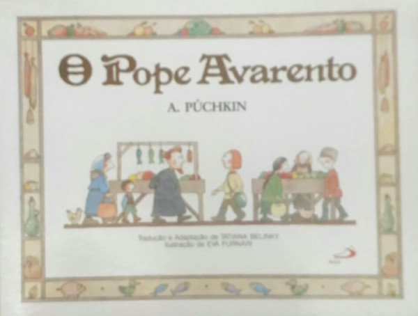 Capa de O Pope Avarento - A. Púchkin