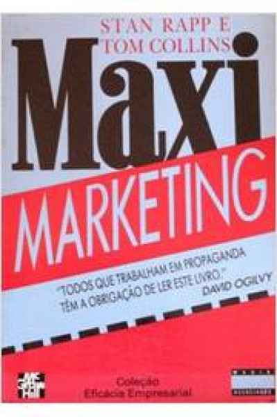 Capa de Maxi marketing - Stan Rapp; Tom Collins