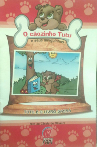 Capa de Tutu e o Livro Sassá - Rita de Cássia de Oliveira