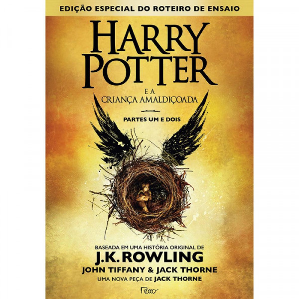 Capa de Harry Potter e a criança amaldiçoada - J. K. Rowling; Jack Thorne; John Tiffany