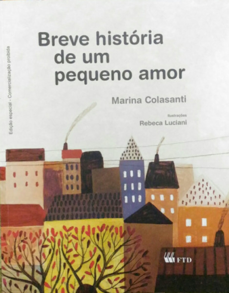 Capa de Breve história de um pequeno amor - Marina Colasanti