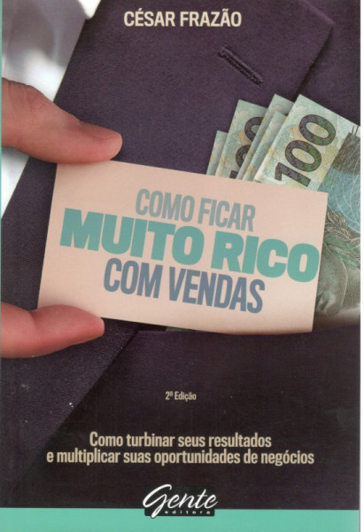 Capa de Como Ficar Muito Rico Com Vendas - César Frazão