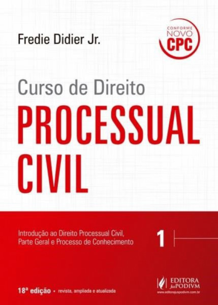 Capa de Curso de direito processual civil - Fredie Didier Jr