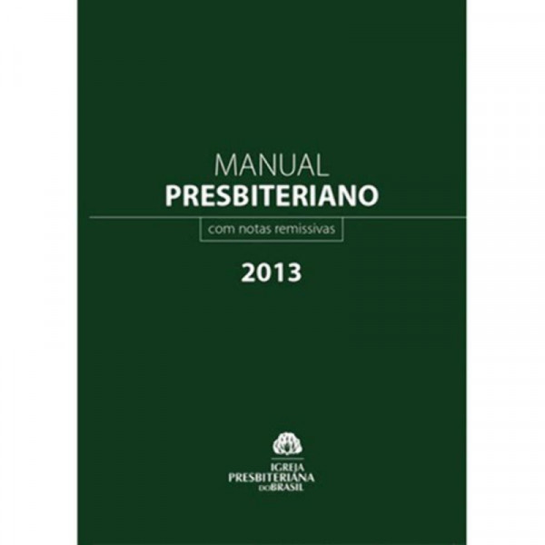 Capa de Manual Presbiteriano - 