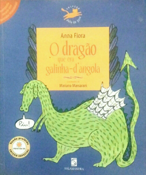 Capa de O Dragão que era Galinha DAngola - Anna Flora