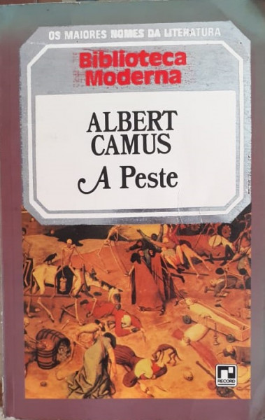 Capa de A peste - Albert Camus