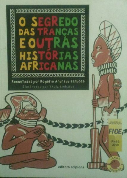 Capa de O segredos das tranças e outras histórias africanas - Rogério Andrade Barbosa