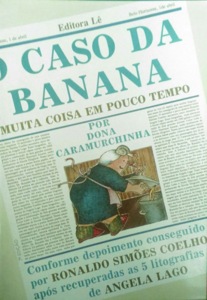 Capa de O caso da banana - Ronaldo Simões Coelho