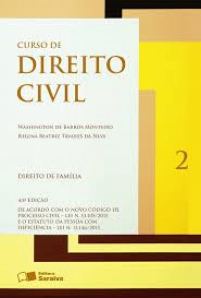 Capa de Curso de direito civil volume 2 - Washington de Barros Monteiro; Regina Beatriz Tavares da Silva