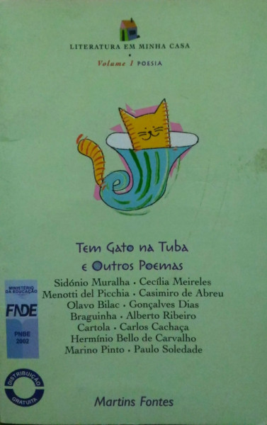 Capa de Tem Gato na Tuba e Outros Poemas - Vários