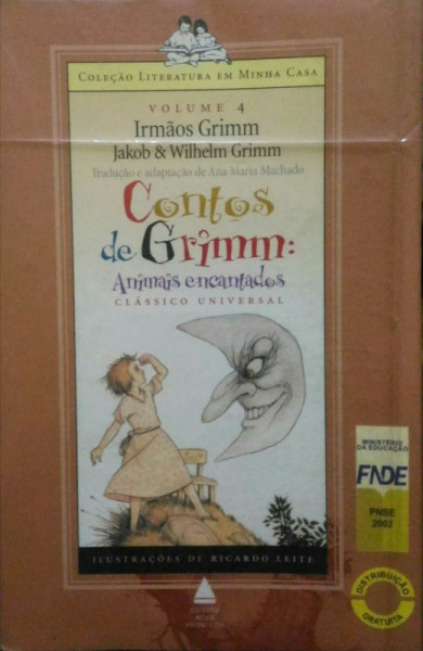 Capa de Contos de Grimm - Animais Encantados - Jakob & Wilhelm Grimm