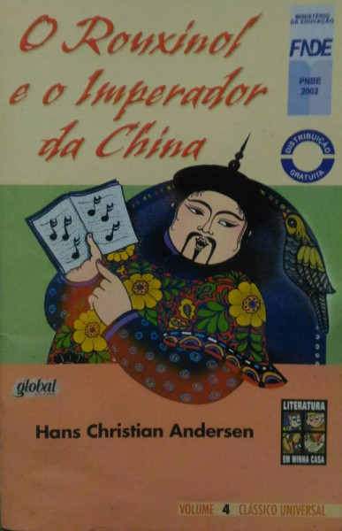 Capa de O rouxinol e o imperador da China - Hans Christian Andersen