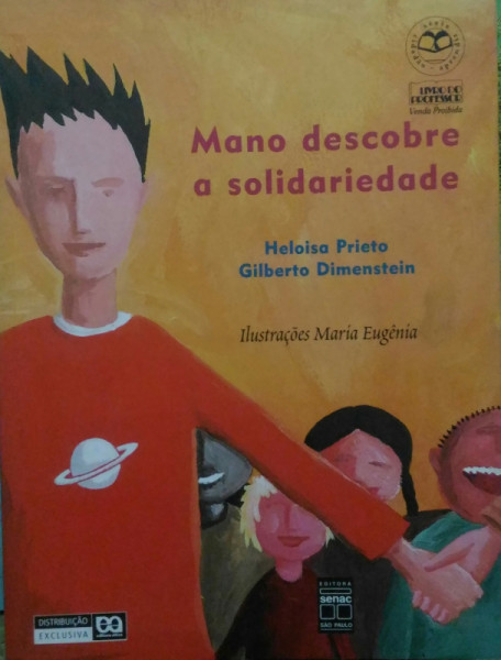 Capa de Mano descobre a solidariedade - Heloisa Prieto; Gilberto Dimenstein