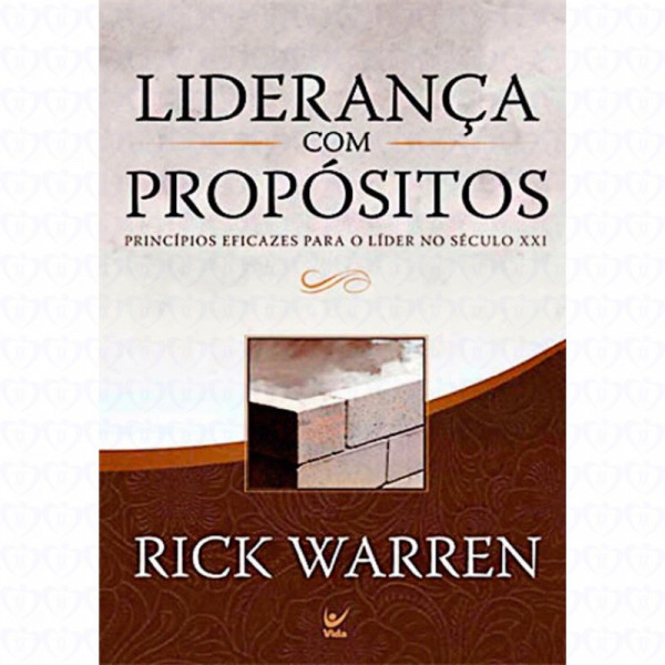 Capa de Liderança com propósitos - Rick Warren