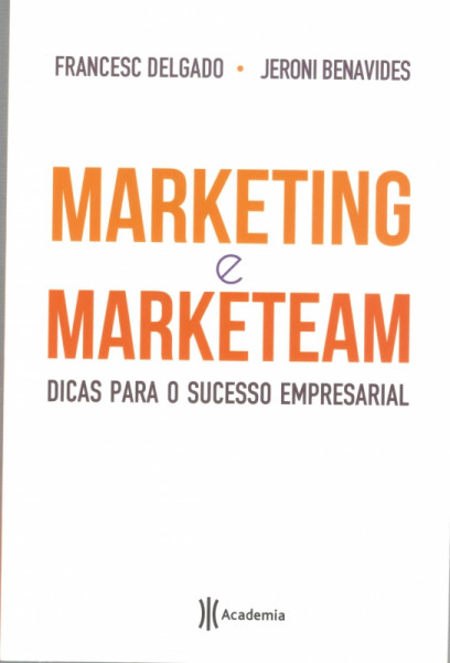 Capa de Marketing e Marketeam - Francesc Delgado e Jeroni Benavides