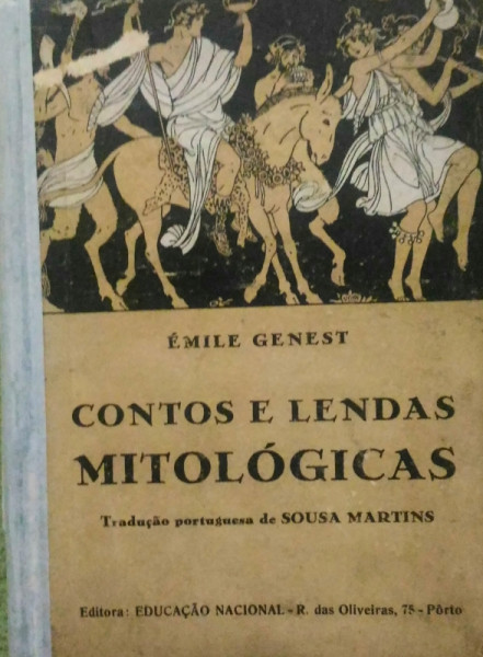 Capa de Contos e Lendas Mitológicas - Émile Genest