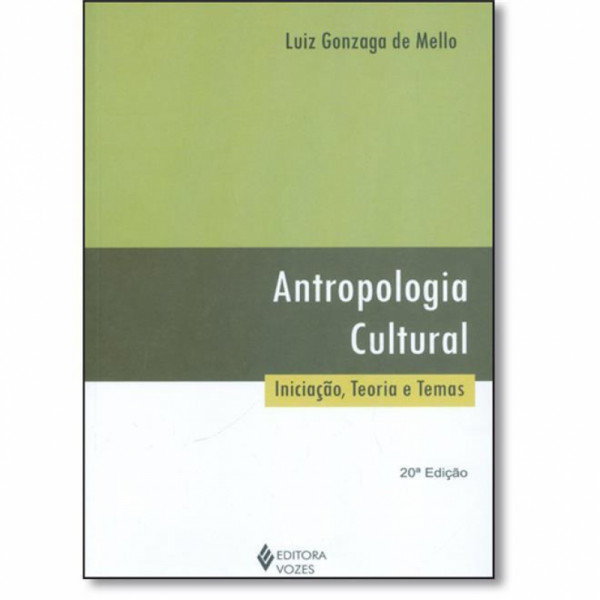 Capa de Antropologia cultural - Luiz Gonzaga de Mello