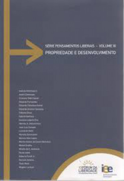 Capa de Série Pensamentos Liberais - Propriedade e Desenvolvimento - Vários