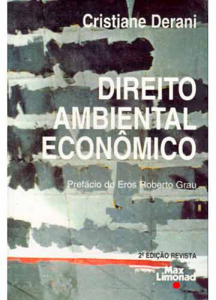 Capa de Direito ambiental econômico - Cristiane Derani