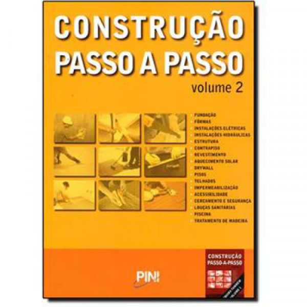 Capa de Construção Passo-A-Passo - Organização da Editora