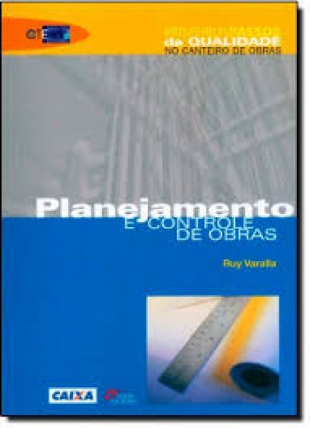 Capa de Planejamento e Controle de Obras - Ruy Varalla