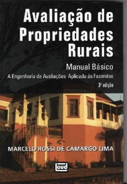 Capa de Avaliação de Propriedades Rurais - Marcelo Rossi de Camargo Lima