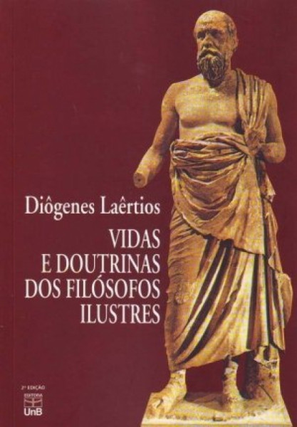 Capa de Vidas e doutrinas dos filósofos ilustres - Diôgenes Laêrtios