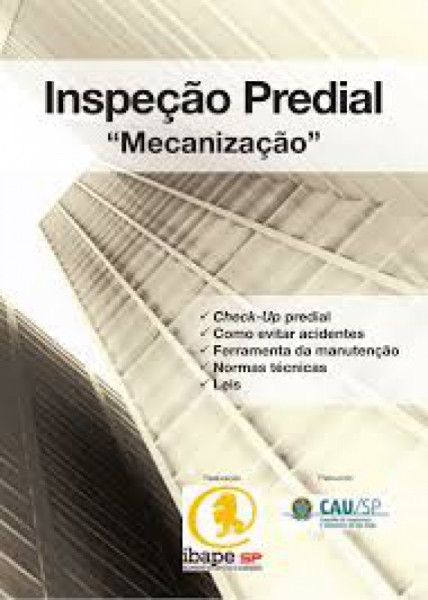Capa de Inspeção predial: mecanização - IBAPE-SP