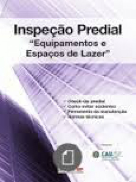 Capa de Inspeção predial: equipamentos e espaços de lazer - IBAPE-SP