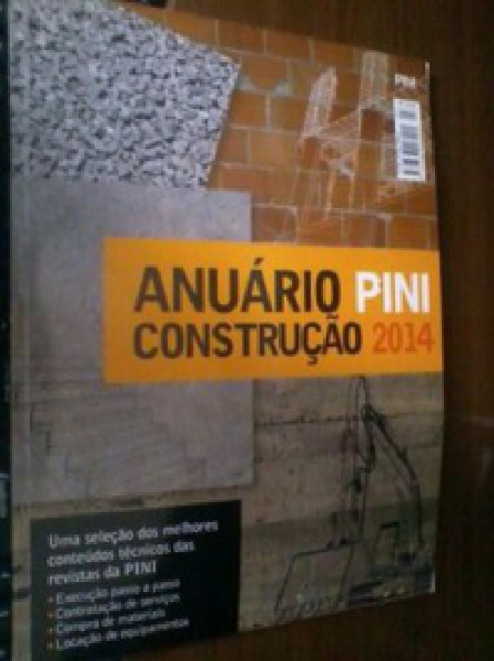 Capa de Anuário PINI Construção 2014 - 