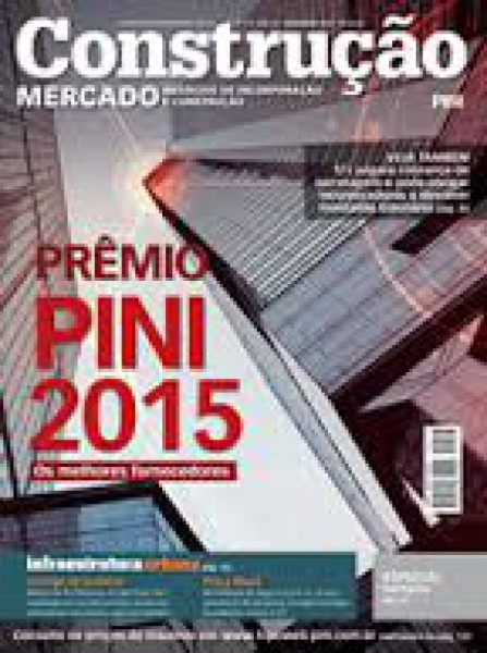 Capa de Construção mercado Premio PINI 2015 - 