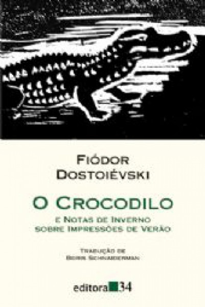 Capa de O crocodilo - Fiódor Dostoiévski