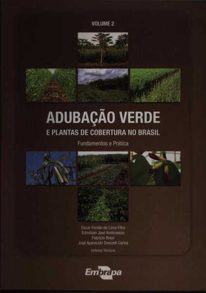 Capa de Adubação Verde Volume 2 - Oscar Fontão de Lima Filho Edmilson José Ambrosano Fabrício Rossi José Aparecido Donizeti Carlos