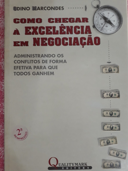 Capa de Como chegar à excelência em negociação - Odino Marcondes de Paula Júnior