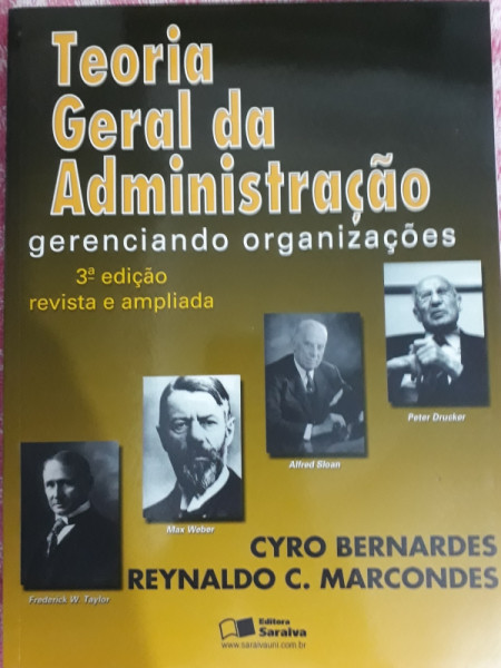 Capa de Teoria Geral da Administração - Cyro Bernardes e Reynaldo C. Marcondes
