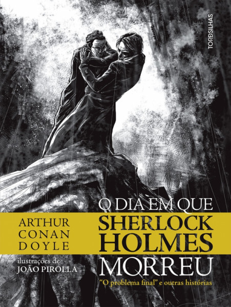 Capa de O dia em que Sherlock Holmes morreu - Arthur Conan Doyle