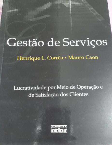 Capa de Gestão de serviços - Henrique L. Corrêa Mauro Caon