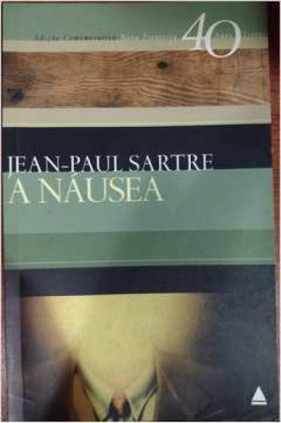 Capa de A náusea - Jean-Paul Sartre