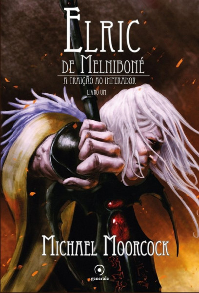 Capa de Elric de Melniboné - Livro Um - Michael Moorcock