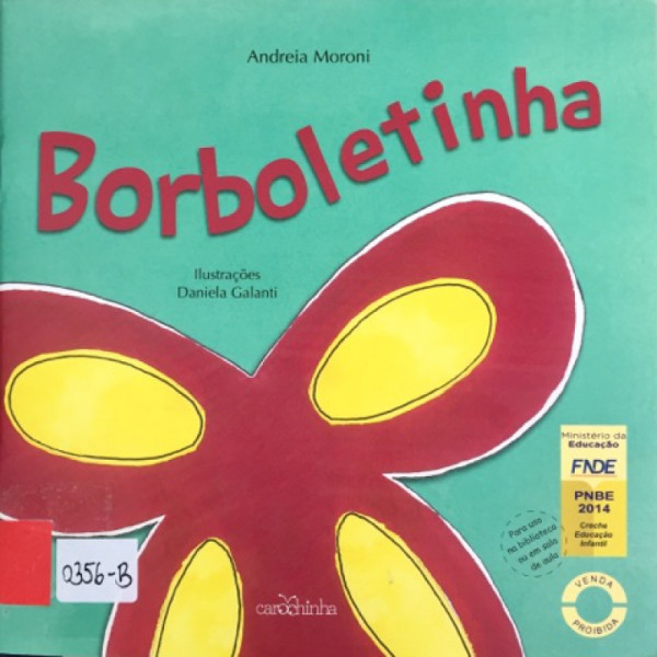 Capa de Borboletinha - Andreia Moroni