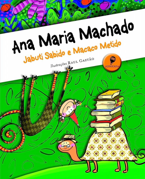 Capa de Jabuti sabido e macaco metido - Ana Maria Machado