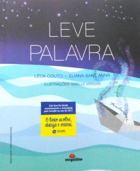 Capa de Leve Palavra - Leda Couto; Eliana SantAnna