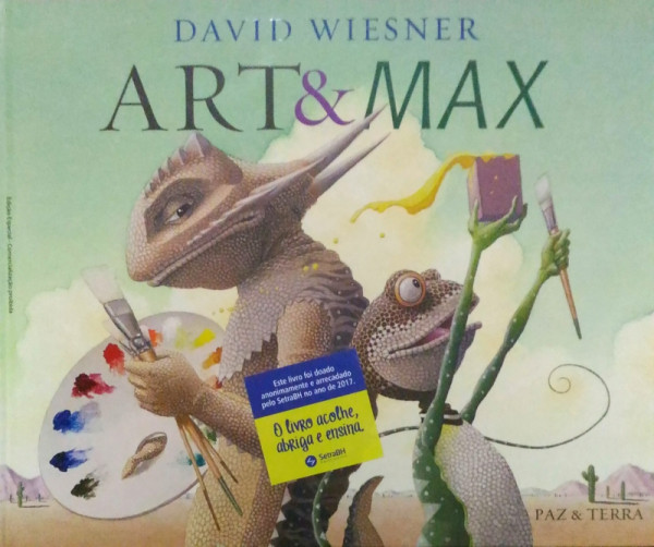 Capa de Art e Max - David Wiesner