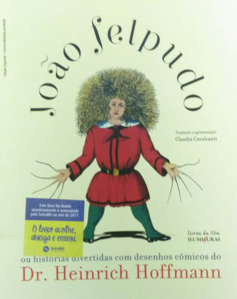 Capa de João Felpudo ou Histórias Divertidas com Desenhos Cômicos - Dr. Heinrich Hoffmann